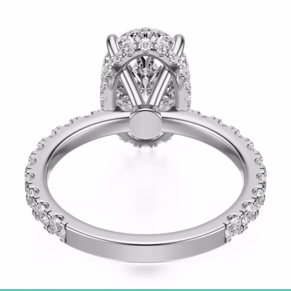 3.50 Carat Lab - Grown Diamond Engagement Ring in 14K White Gold - Future Jewelry