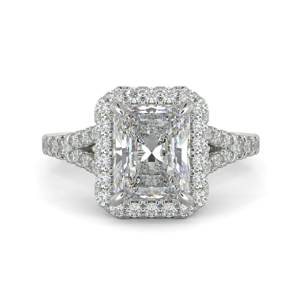 3.6 Carat Lab - Grown Diamond Engagement Ring in 14K White Gold - Future Jewelry