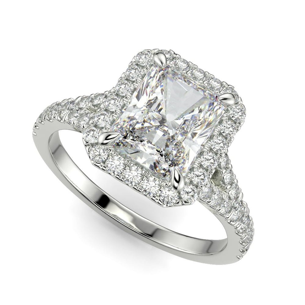 3.6 Carat Lab - Grown Diamond Engagement Ring in 14K White Gold - Future Jewelry