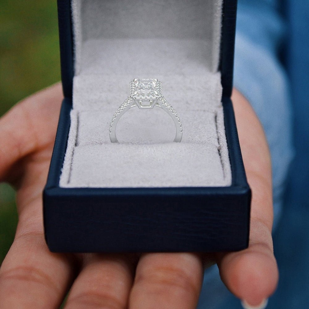 3.6 Carat Lab - Grown Diamond Engagement Ring in 14K White Gold - Future Jewelry