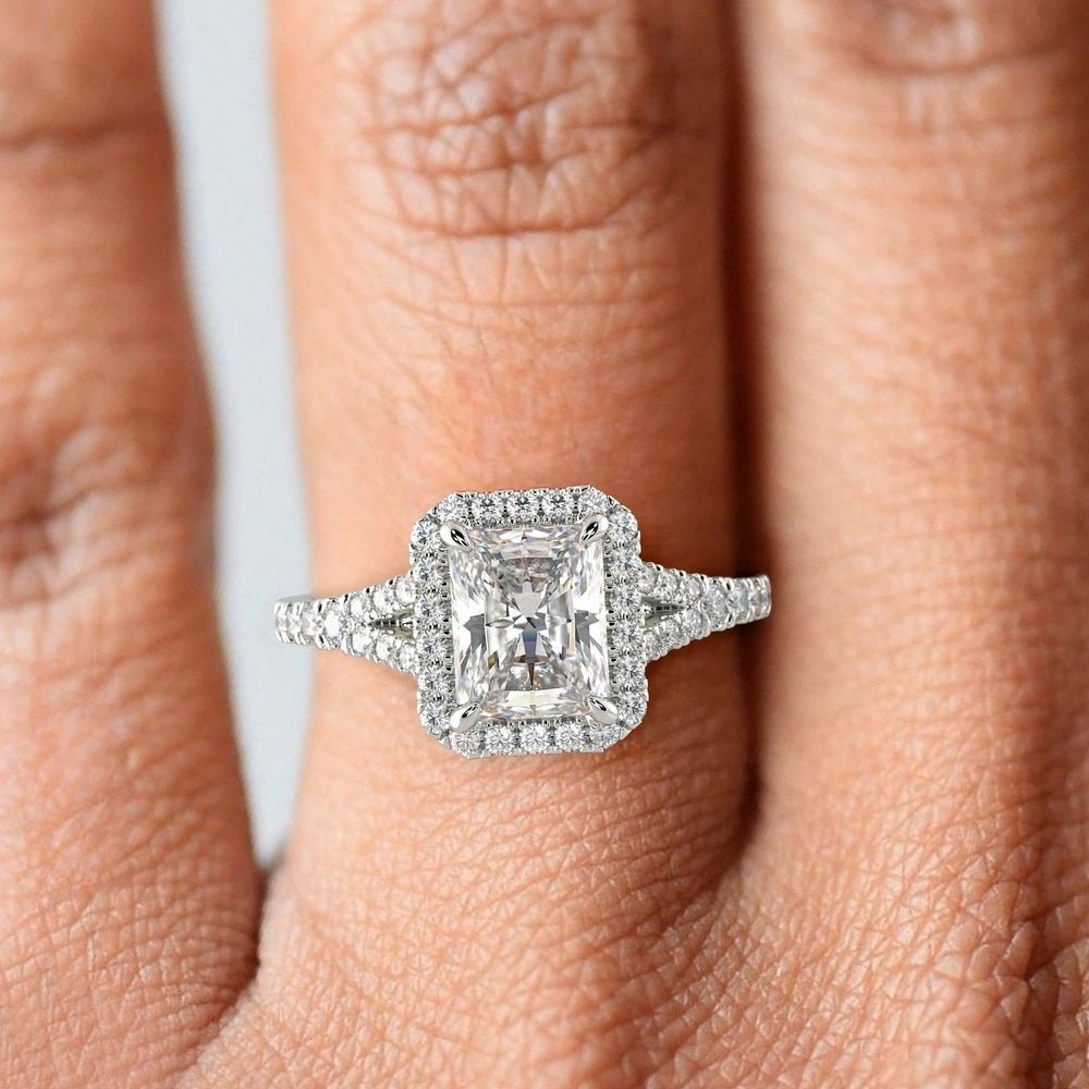 3.6 Carat Lab - Grown Diamond Engagement Ring in 14K White Gold - Future Jewelry
