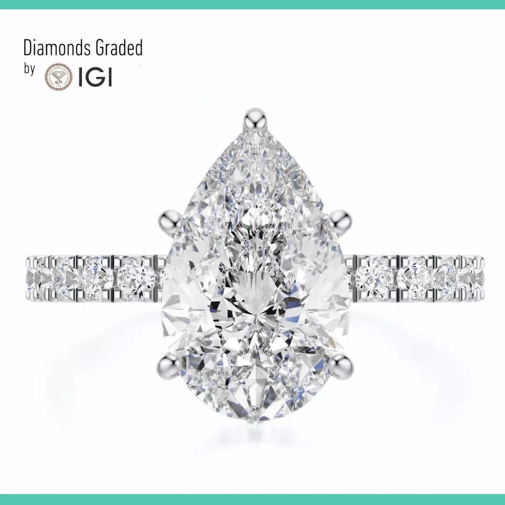 3.80 Carat Lab - Grown Diamond Engagement Ring in Platinum - Future Jewelry