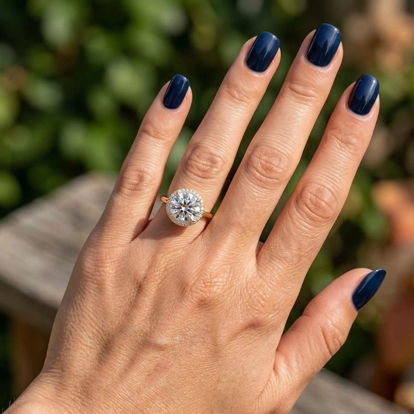 The Halo Crown Halo™ | 4 Carat Pink Lab Grown Diamond Halo Engagement Ring in 14K Yellow Gold | IGI Certified | Future Jewelry Certified | Limited Edition 1 of 34