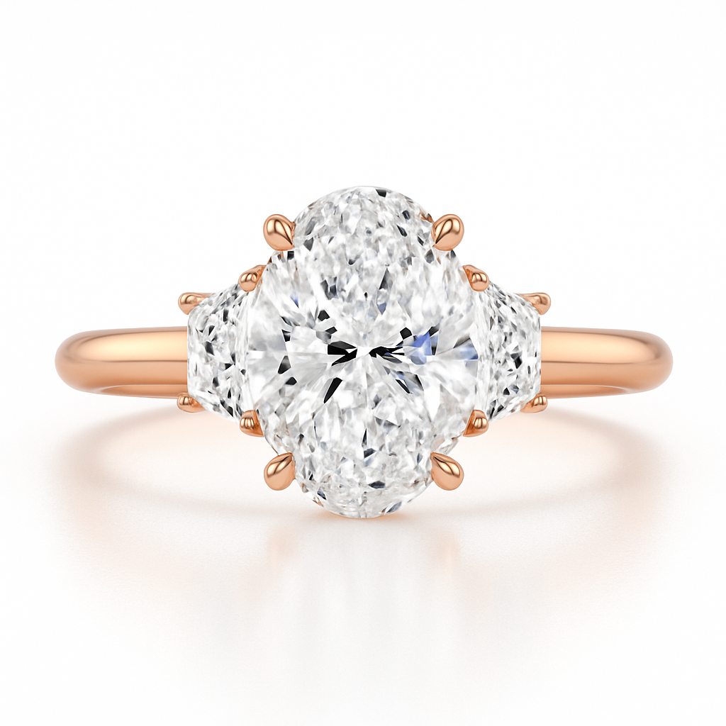 4 Carat Lab Diamond Engagement Ring in 14K Yellow Gold Future Jewelry