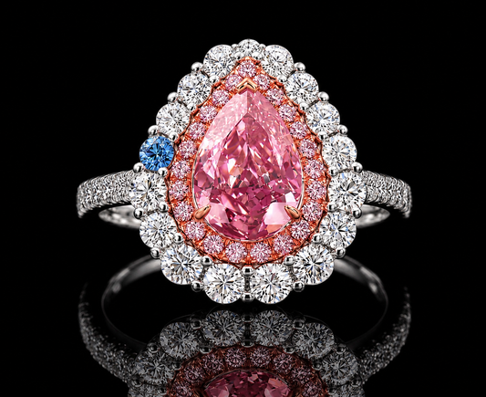 The Pink Seraphina Crown Étoile Ring – Rare Collector Edition 1 of 100 Ever Made
