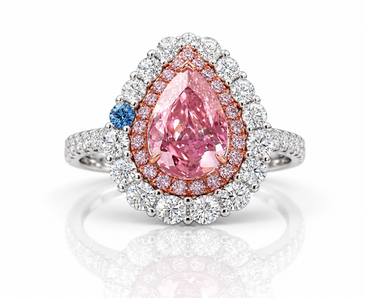The Pink Seraphina Crown Étoile Ring – Rare Collector Edition 1 of 100 Ever Made