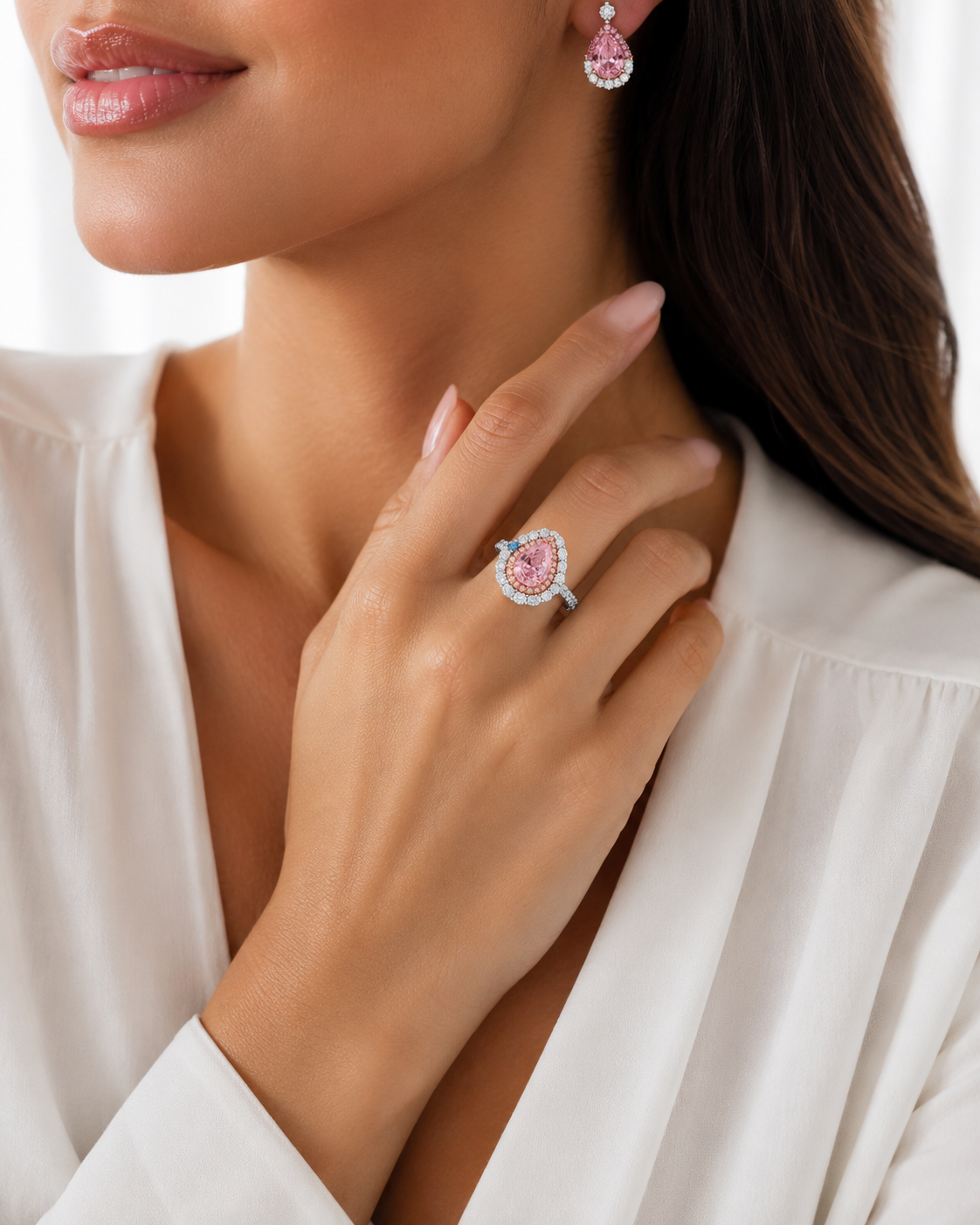 The Pink Seraphina Crown Étoile Ring – Rare Collector Edition 1 of 100 Ever Made