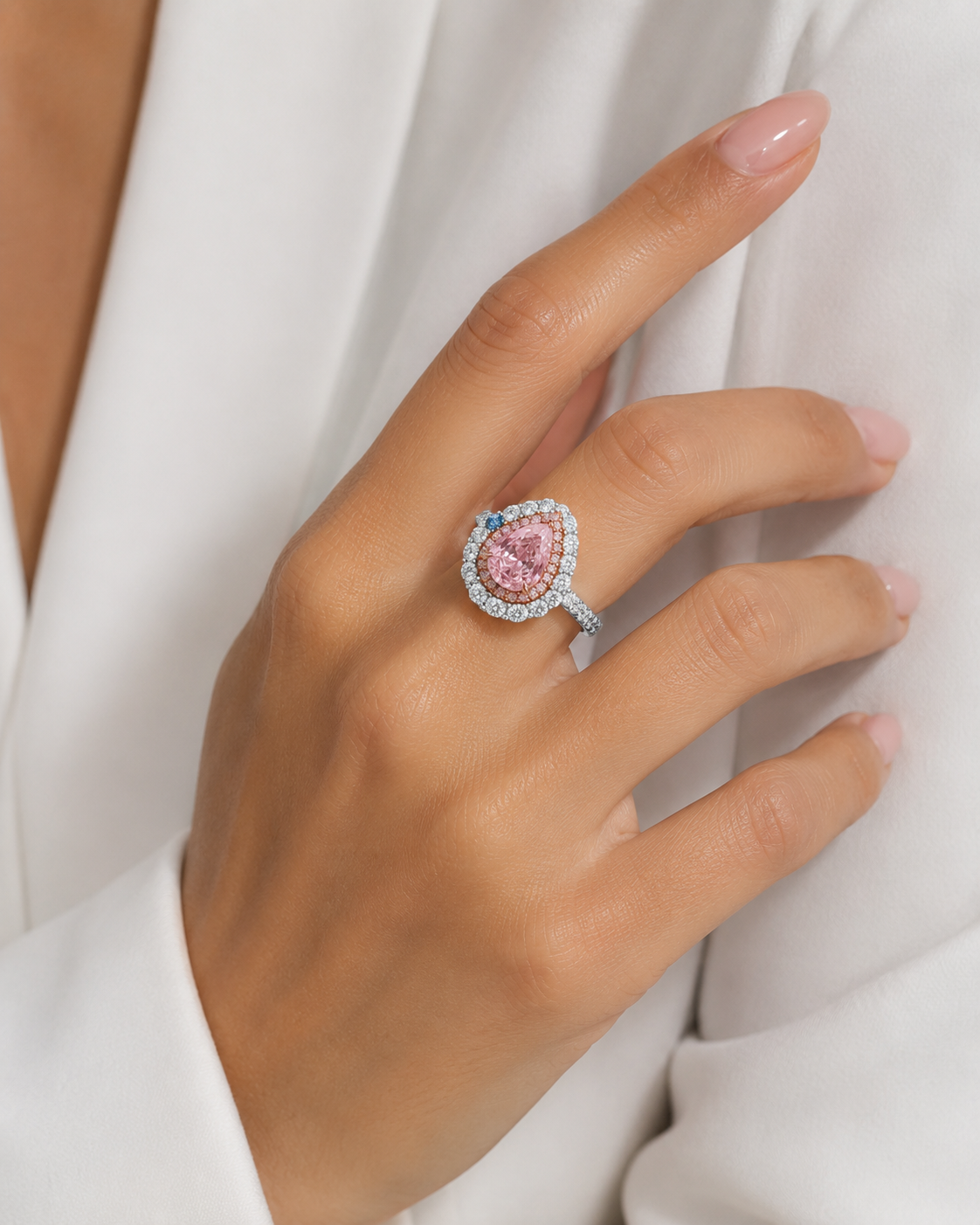 The Pink Seraphina Crown Étoile Ring – Rare Collector Edition 1 of 100 Ever Made