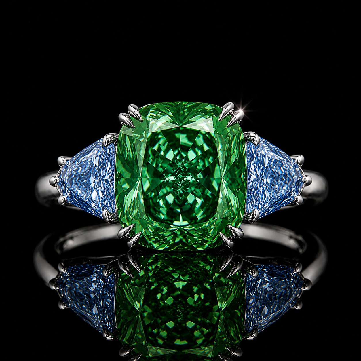 The Olympus Rainbow Sovereign Ring – Rare Rainbow LG Diamond Collector Ring – 1 of 150 Ever Made