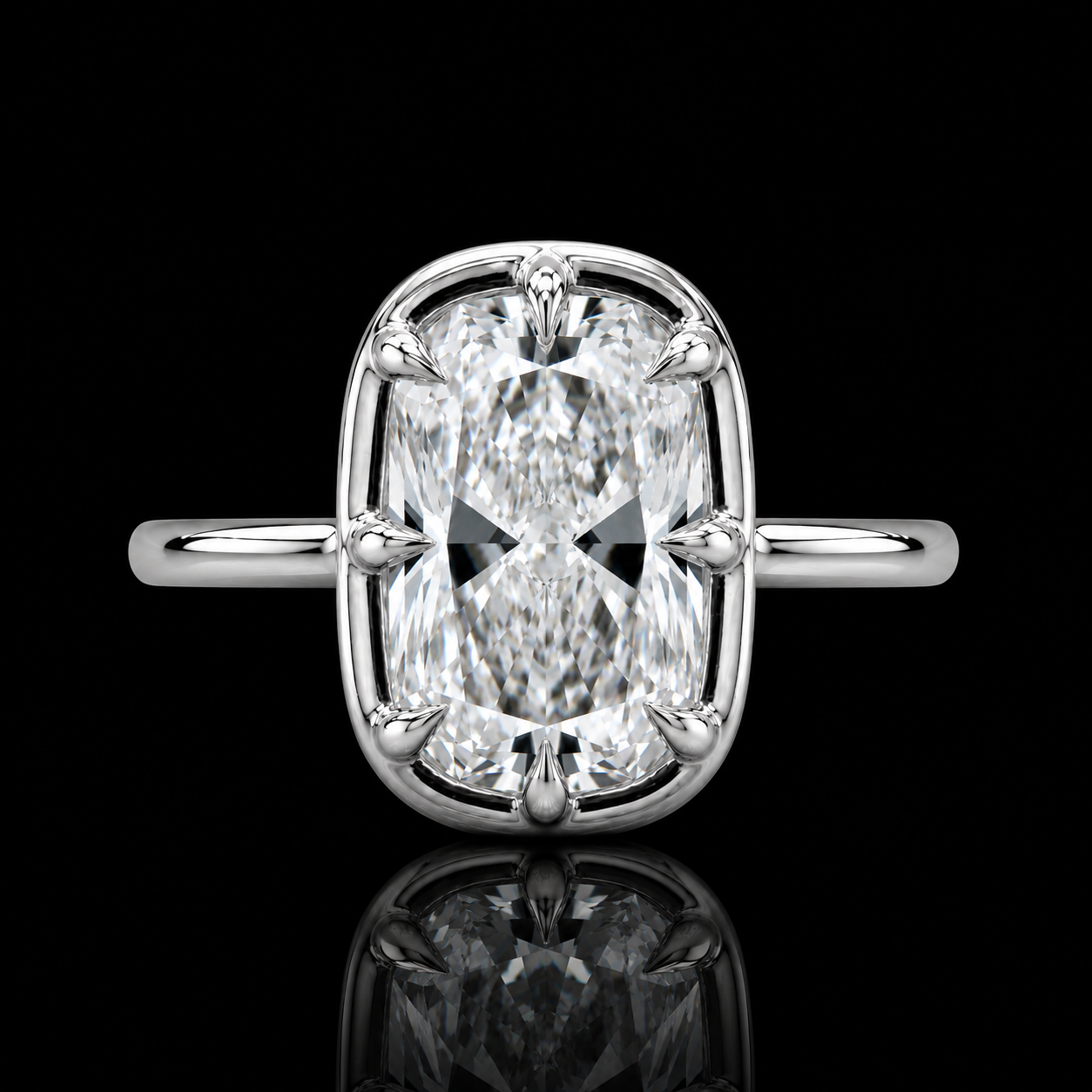 Future Jewelry™ 3 Carat Oval Lab Grown Diamond Ring in 14K Gold | F VS1 IGI Certified | Limited Edition 1 of 700