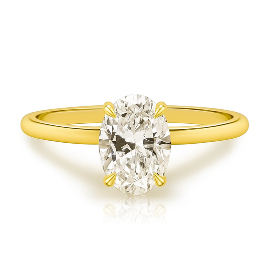 2.00 Carat Lab Grown Diamond Ring in 14K White Gold