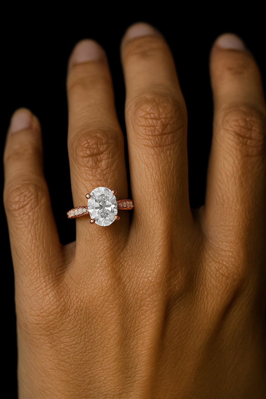 2.50 Carat Lab Grown Diamond Ring in 14K Yellow Gold