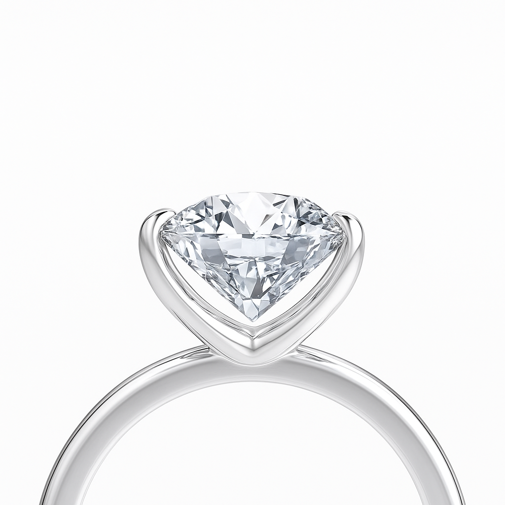 2 Carat Lab Diamond Engagement Ring in 18K Yellow Gold