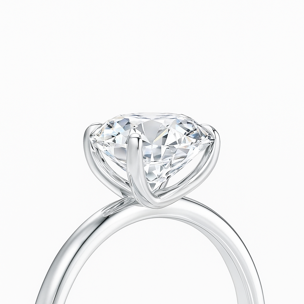 2 Carat Lab Diamond Engagement Ring in 18K Yellow Gold