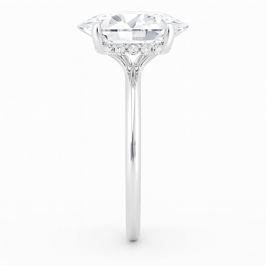 Certified IGI 1.65 Ct Lab Oval Cut Diamond Engagement Ring 14k Yellow Gold