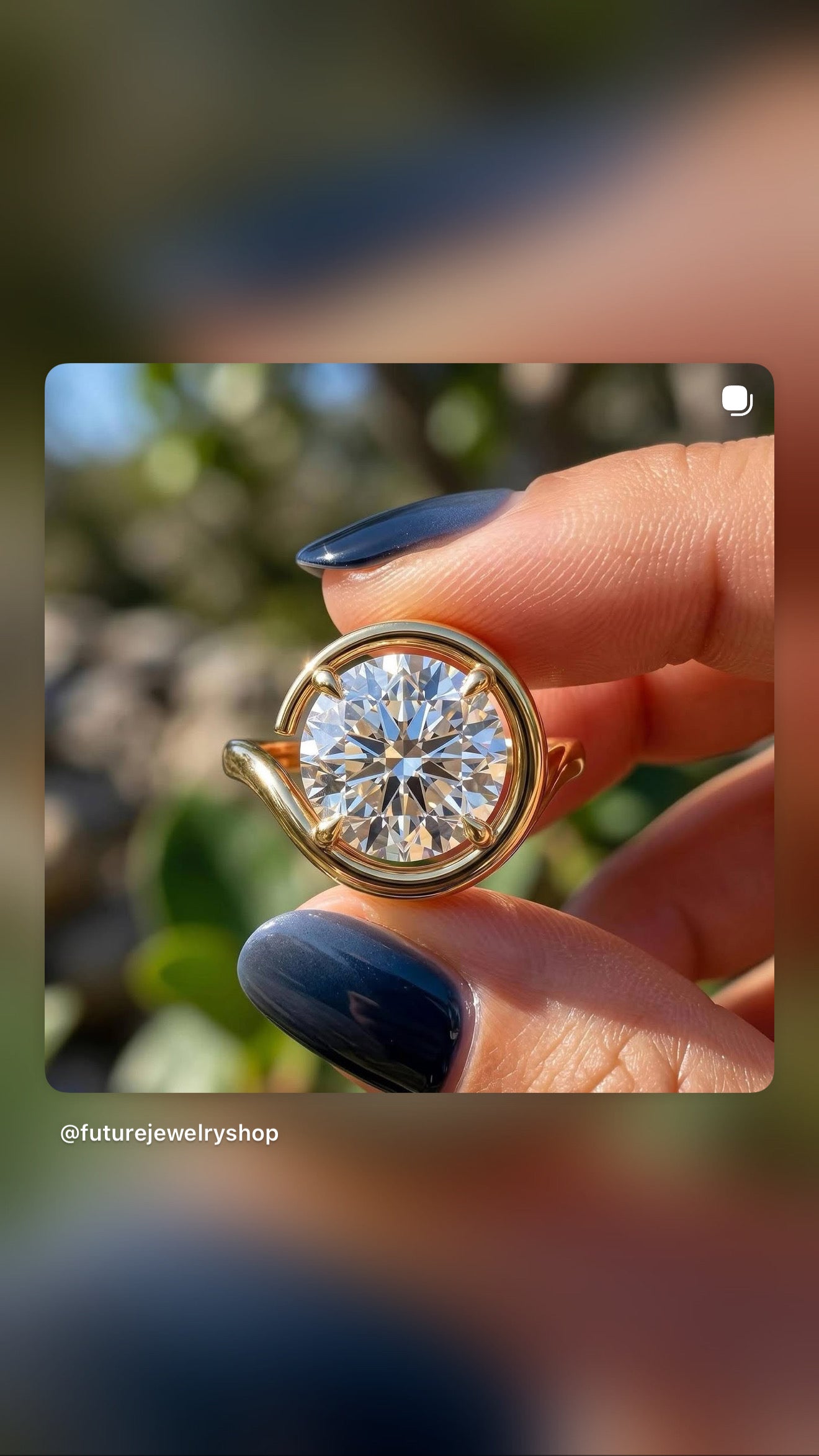 The Eternal Orbit™ | 4 Carat Round Lab Grown Diamond Engagement Ring in 14K Yellow Gold | IGI Certified | Future Jewelry Certified | Limited Edition