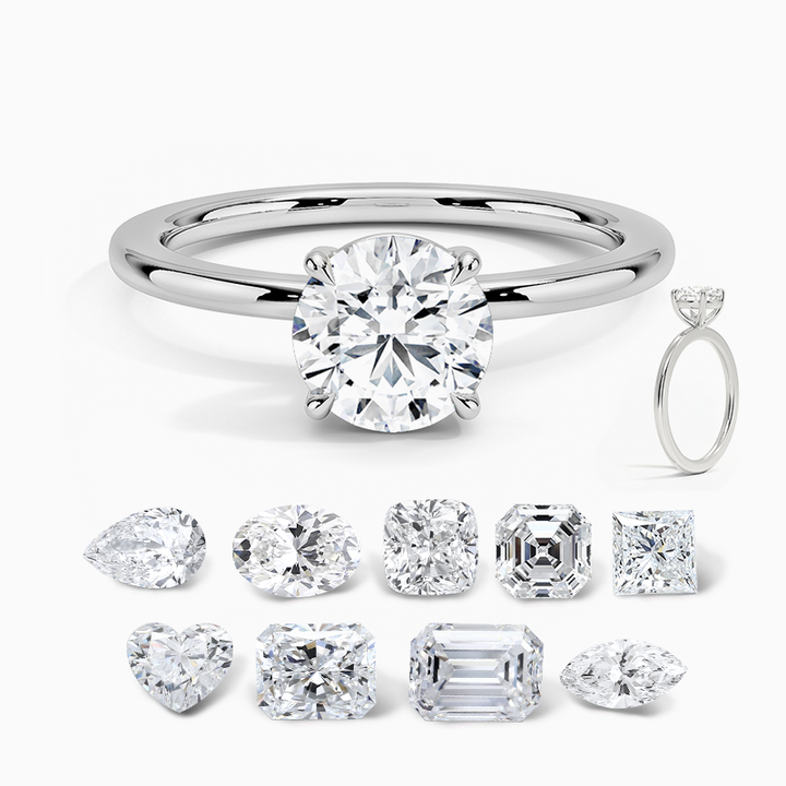 The Versatile Elegance Ring: IGI Certified 14K White Gold Lab Grown Diamond Jewelry with Custom Gemstone Options