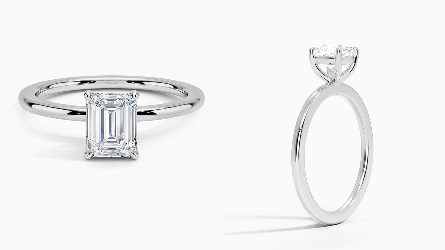 The Versatile Elegance Ring: IGI Certified 14K White Gold Lab Grown Diamond Jewelry with Custom Gemstone Options