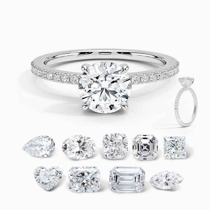The Versatile Elegance Ring: IGI Certified 14K White Gold Lab Grown Diamond Jewelry with Custom Gemstone Options