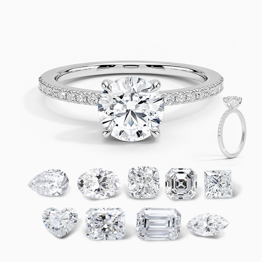 The Versatile Elegance Ring: IGI Certified 14K White Gold Lab Grown Diamond Jewelry with Custom Gemstone Options