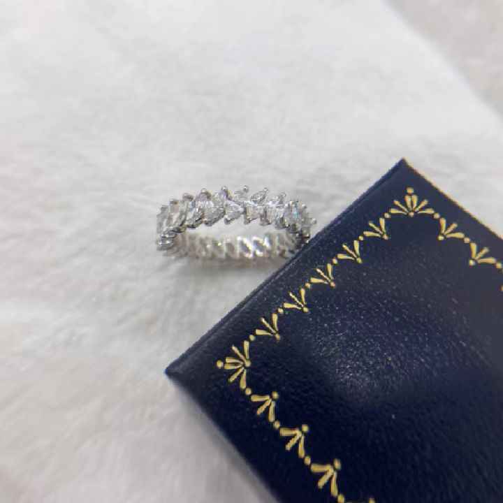 The Marquise Romance Ring: 18K White and Yellow Gold Lab Grown Diamond Engagement Ring