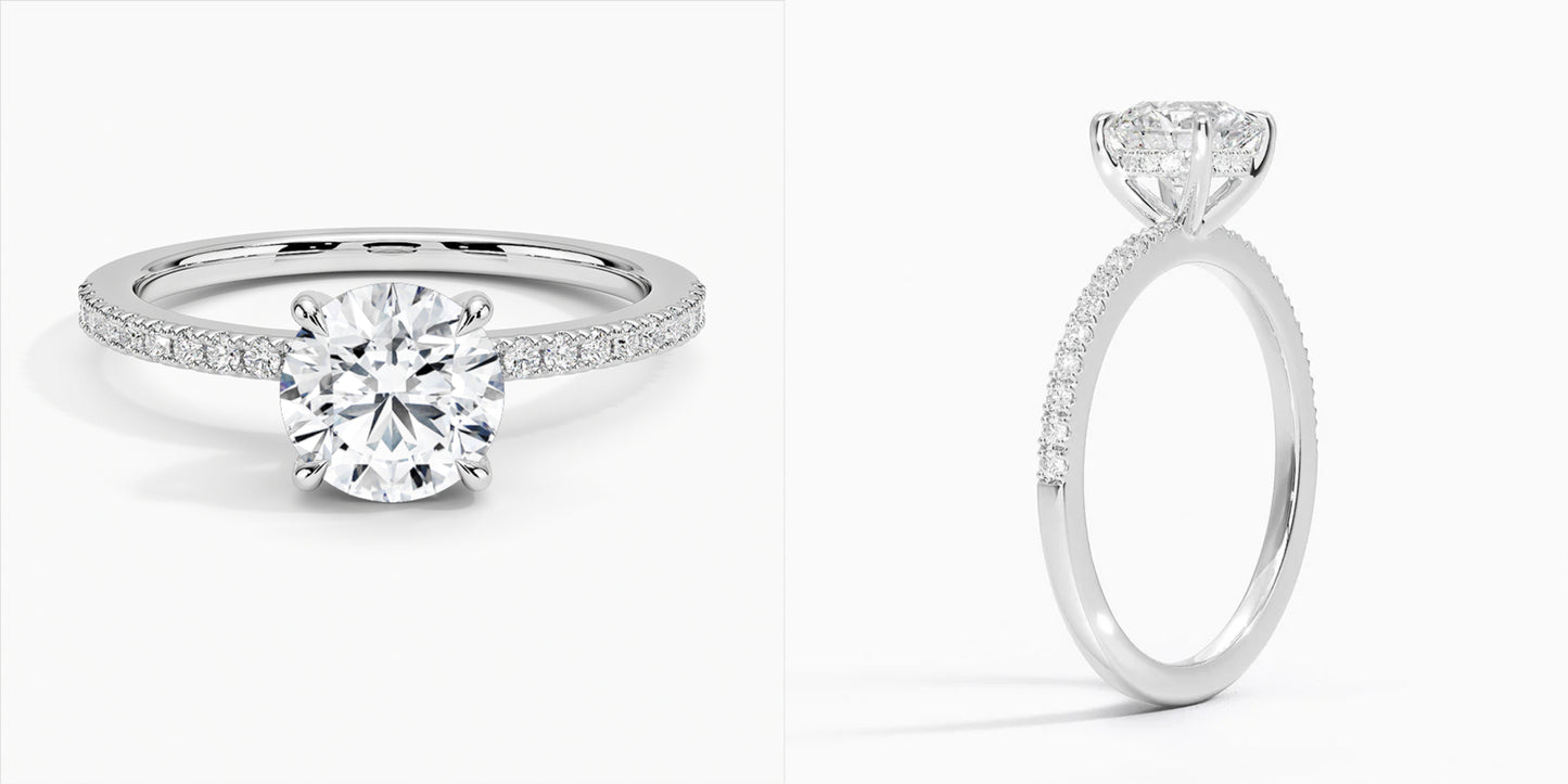 The Versatile Elegance Ring: IGI Certified 14K White Gold Lab Grown Diamond Jewelry with Custom Gemstone Options