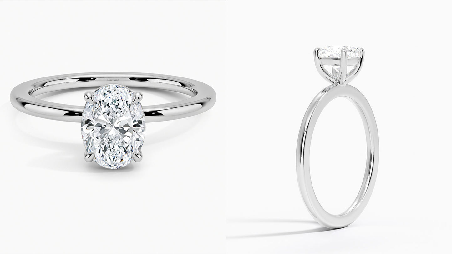 The Versatile Elegance Ring: IGI Certified 14K White Gold Lab Grown Diamond Jewelry with Custom Gemstone Options