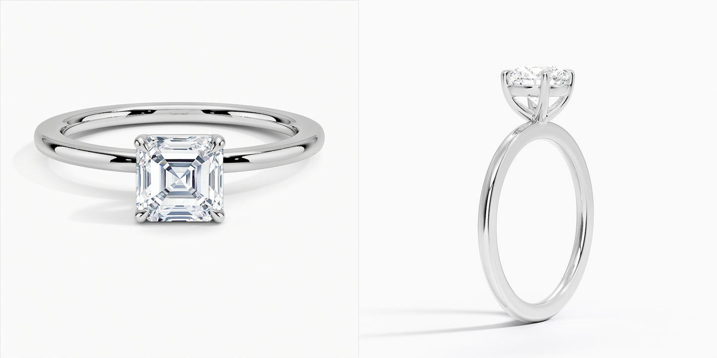 The Versatile Elegance Ring: IGI Certified 14K White Gold Lab Grown Diamond Jewelry with Custom Gemstone Options