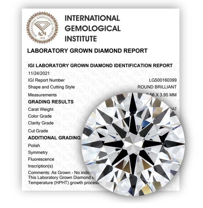 1.95 Carat Lab Diamond Engagement Ring in 14K White Gold