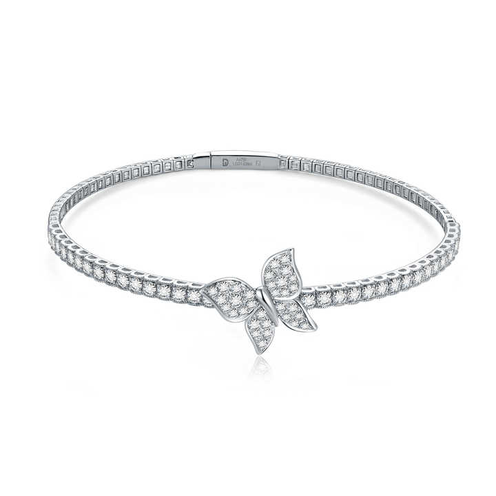 Butterfly Lab Grown Diamond Bracelet in 18K Gold - Future Jewelry