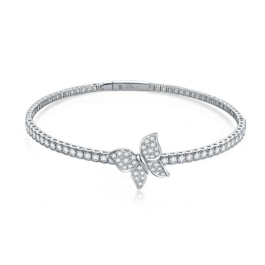 Butterfly Lab Grown Diamond Bracelet in 18K Gold - Future Jewelry