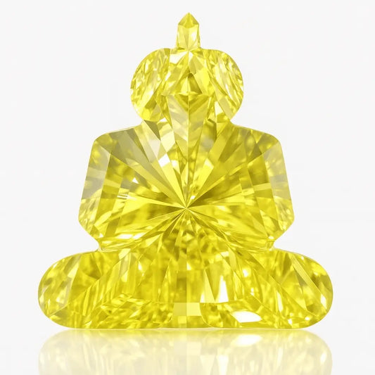 Custom Laser-Cut Lab Grown Diamond in Any Shape, White or Yellow Gold - Future Jewelry