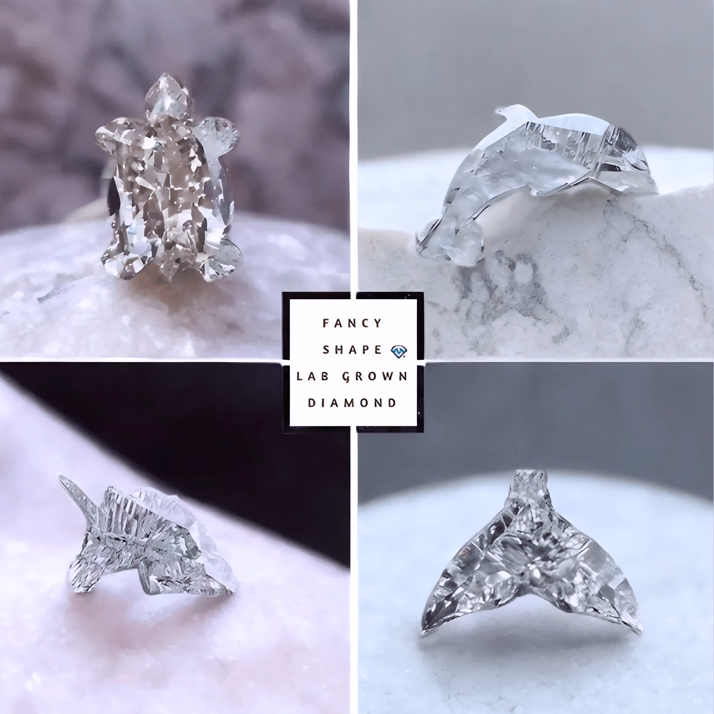 Custom Laser Diamond Cut - Available in any Shape in White or Yellow Gold for Bracelets, Necklaces, Earrings or Rings - Future Jewelry