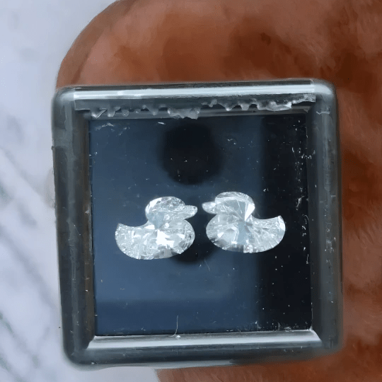 Custom Laser Diamond Cut - Available in any Shape in White or Yellow Gold for Bracelets, Necklaces, Earrings or Rings - Future Jewelry