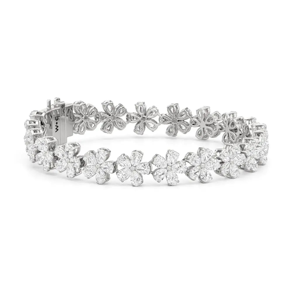 Daisy LG Diamond Bracelet – A Playful Twist on Timeless Elegance