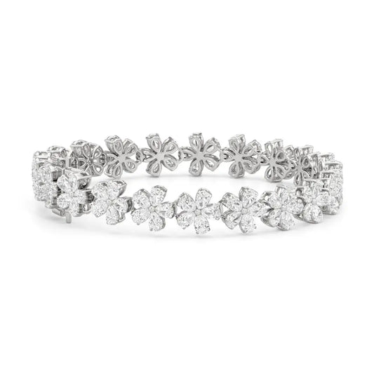 Daisy LG Diamond Bracelet – A Playful Twist on Timeless Elegance