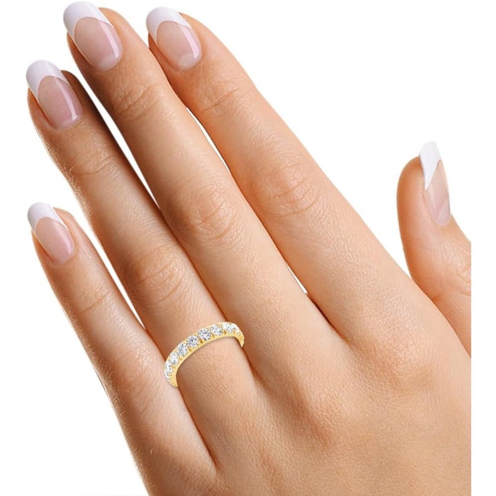 Eternity Lab Grown Diamond Wedding Band Ring - Future Jewelry