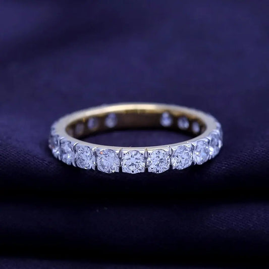 Eternity Lab Grown Diamond Wedding Band Ring - Future Jewelry