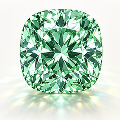 Green lab grown diamond jewelry