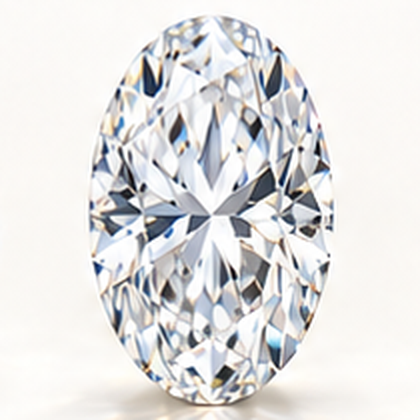 Oval lab diamond rings