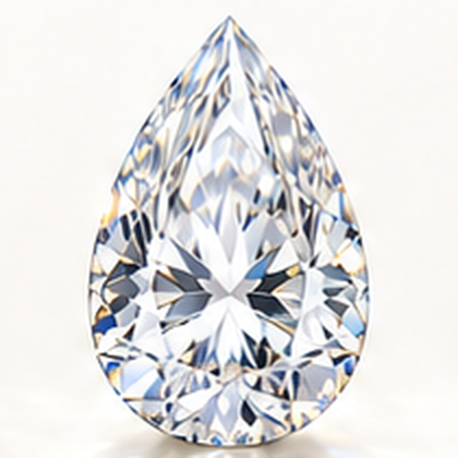 Pear lab diamond rings