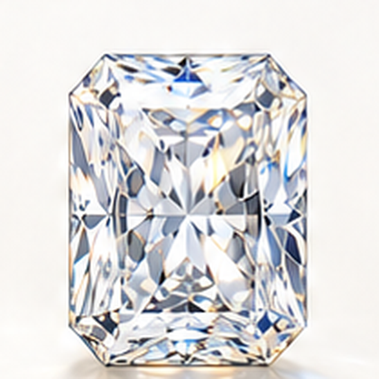 Radiant cut lab diamond rings
