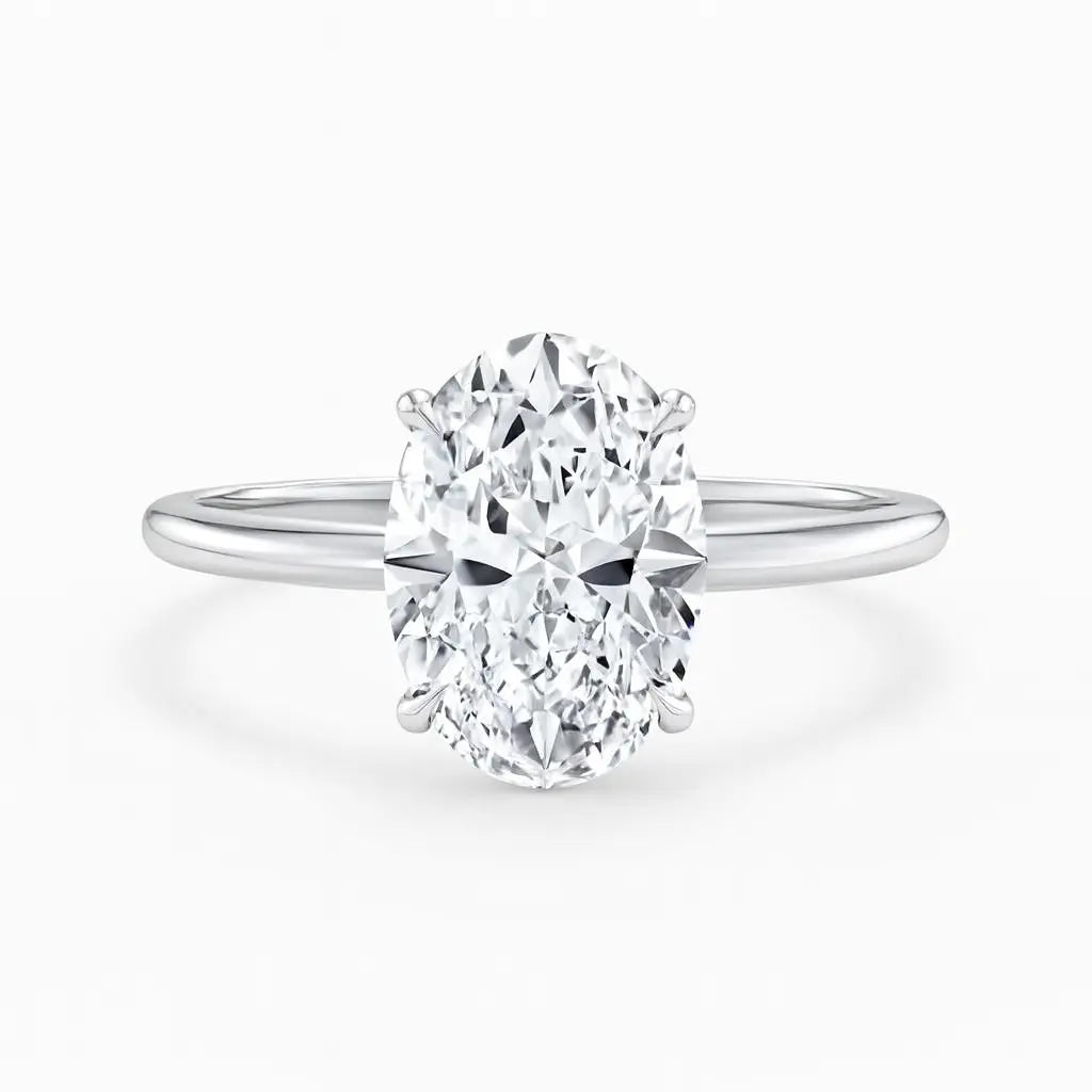 Certified IGI 1.65 Ct Lab Oval Cut Diamond Engagement Ring 14k Yellow Gold Future Jewelry