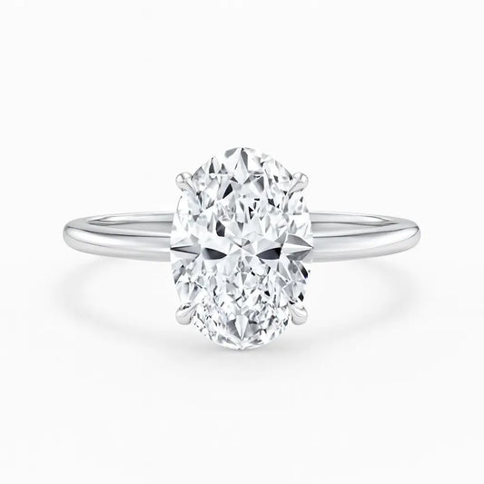 Certified IGI 1.65 Ct Lab Oval Cut Diamond Engagement Ring 14k Yellow Gold Future Jewelry