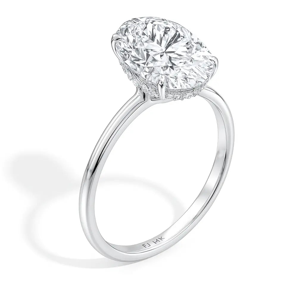 Certified IGI 1.65 Ct Lab Oval Cut Diamond Engagement Ring 14k Yellow Gold Future Jewelry