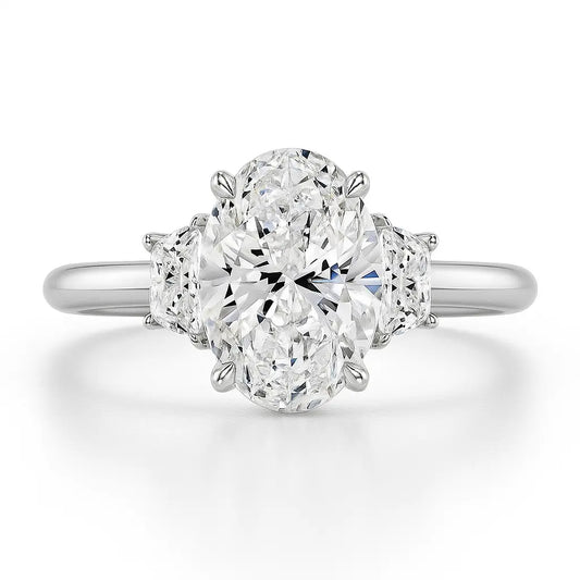 4 Carat Lab Diamond Engagement Ring in 14K Yellow Gold Future Jewelry