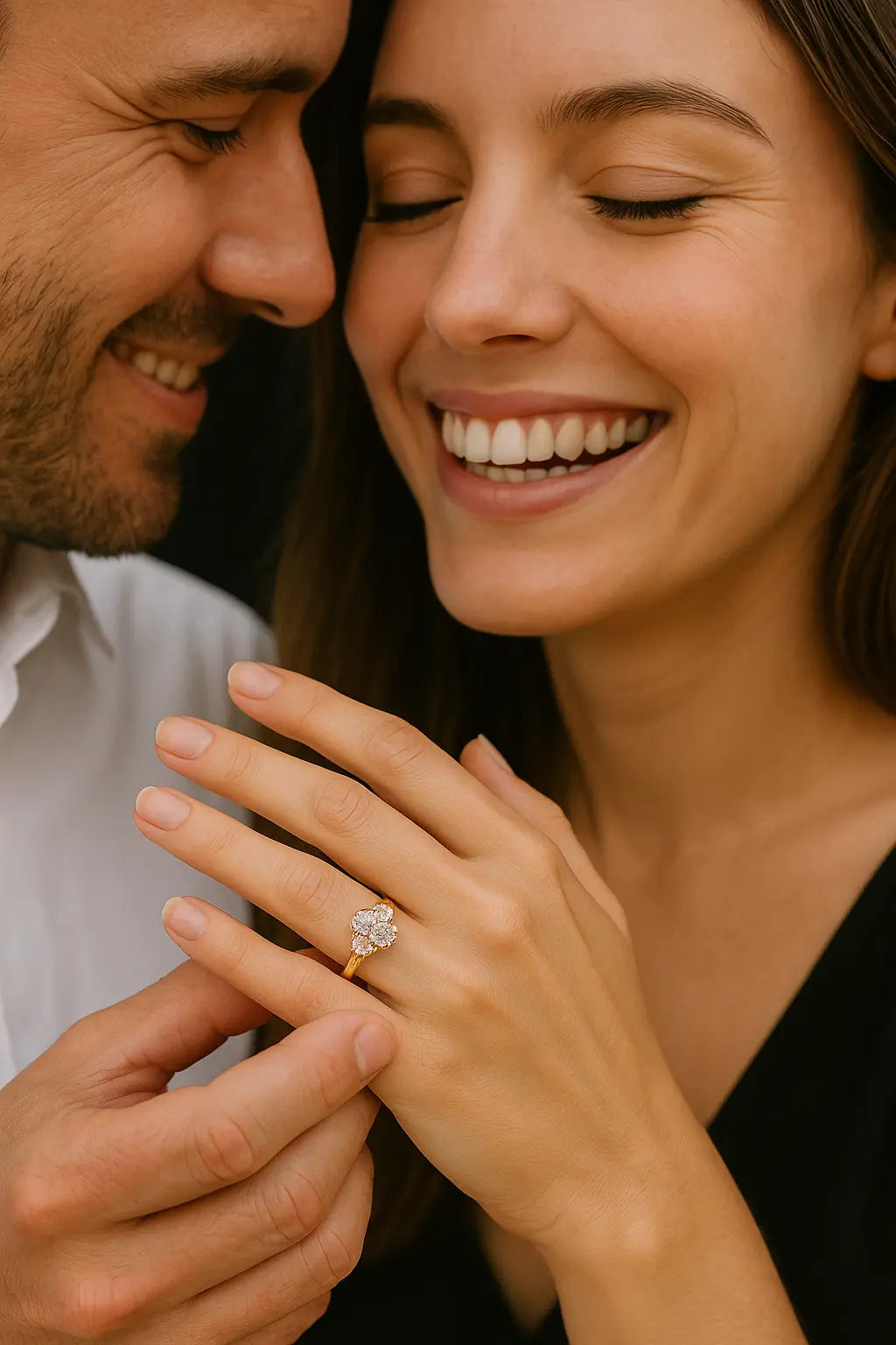 4 Carat Lab Diamond Engagement Ring in 14K Yellow Gold Future Jewelry