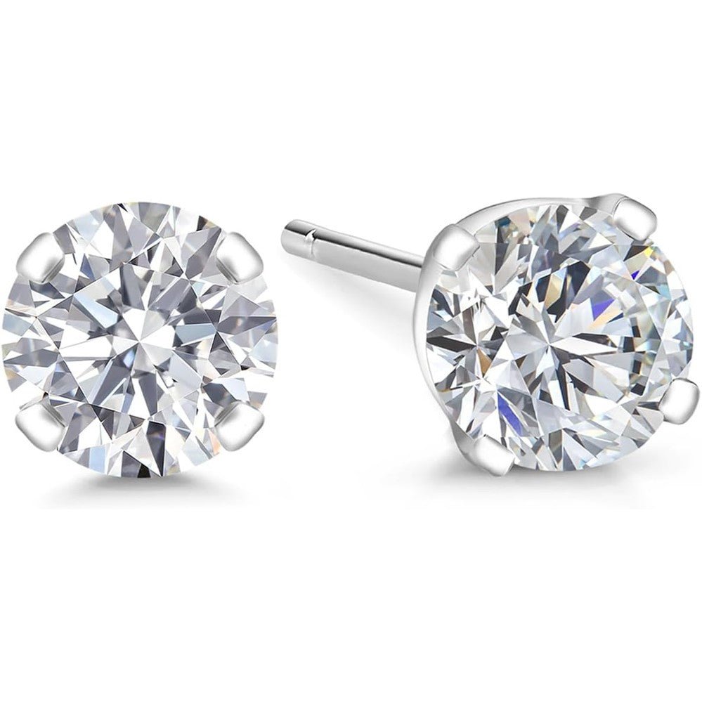 Gem Stone King 0.20 to 1.50 Carat 14K Gold Lab Grown Diamond Stud Earrings | Gold Earrings For Women Men | F - G Color | VS1 - VS2 Clarity - Future Jewelry