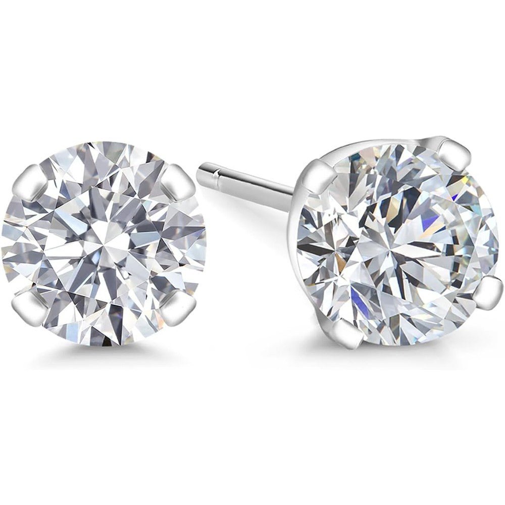 Gem Stone King 0.20 to 1.50 Carat 14K Gold Lab Grown Diamond Stud Earrings | Gold Earrings For Women Men | F - G Color | VS1 - VS2 Clarity - Future Jewelry