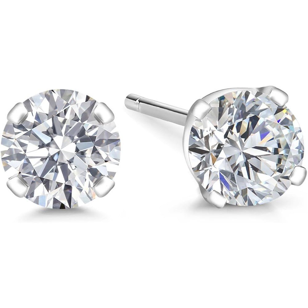 Gem Stone King 0.20 to 1.50 Carat 14K Gold Lab Grown Diamond Stud Earrings | Gold Earrings For Women Men | F - G Color | VS1 - VS2 Clarity - Future Jewelry